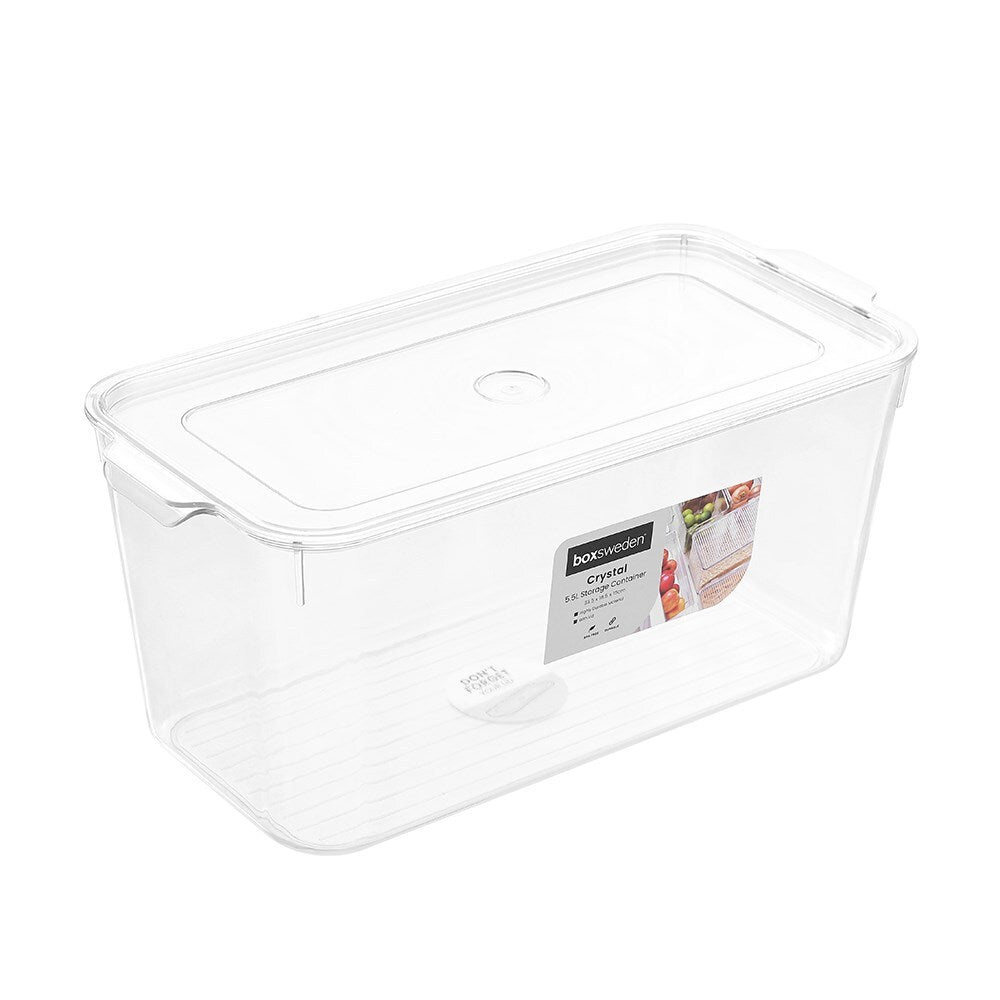 10973-boxsweden-crystal-5-5l-33-5cm-storage-container-w-lid-clear