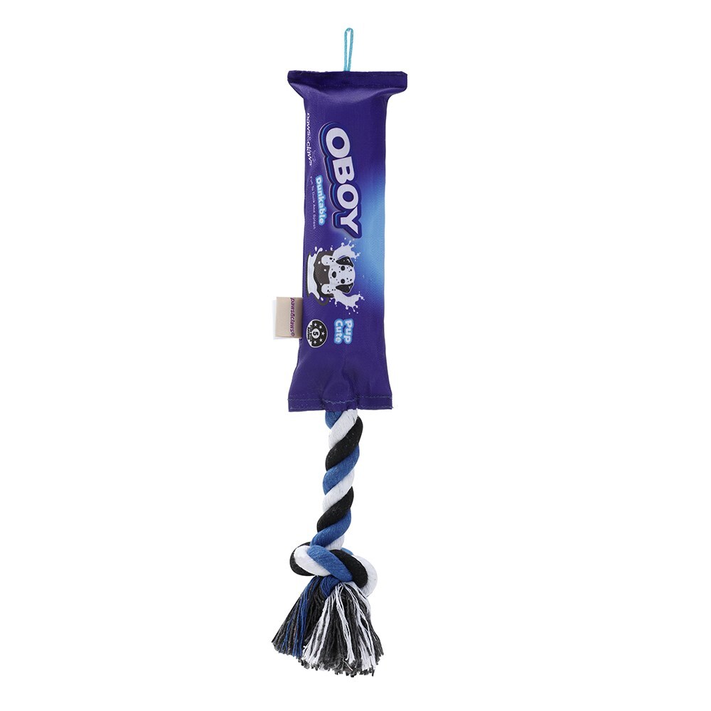 11116-paws-claws-oboy-snacks-oxford-tugger-toy-w-rope-25x6x6cm