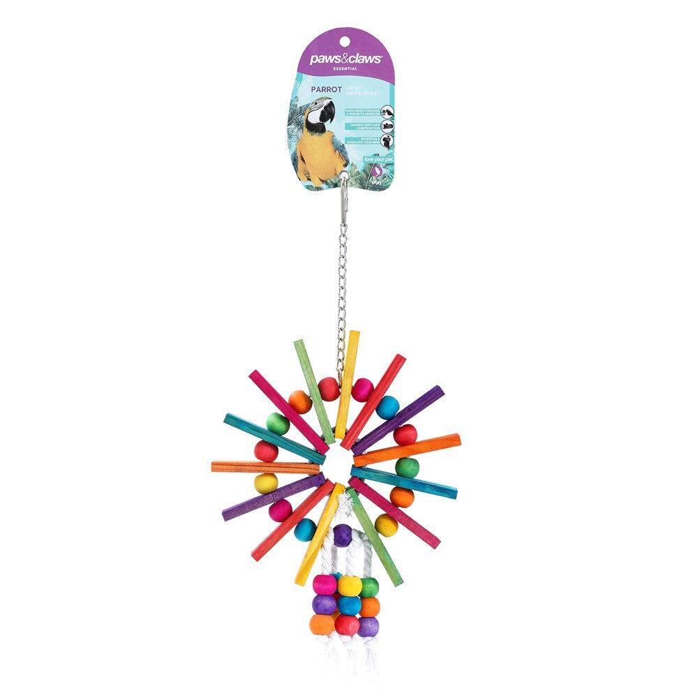 11253-paws-and-claws-parrot-large-ferris-wheel-wooden-toy-29x19cm