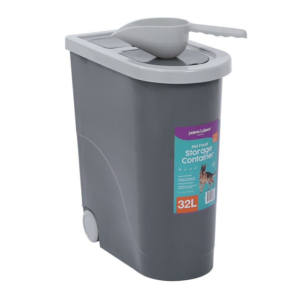 11666-paws-and-claws-pet-food-storer-32l-w-scoop