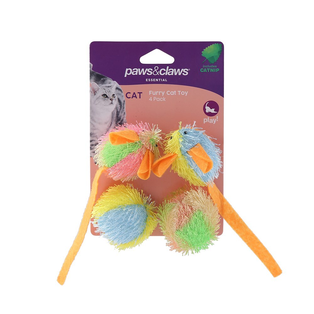 12151-4pk-paws-claws-furry-cat-kitten-pet-toy-plush-w-catnip