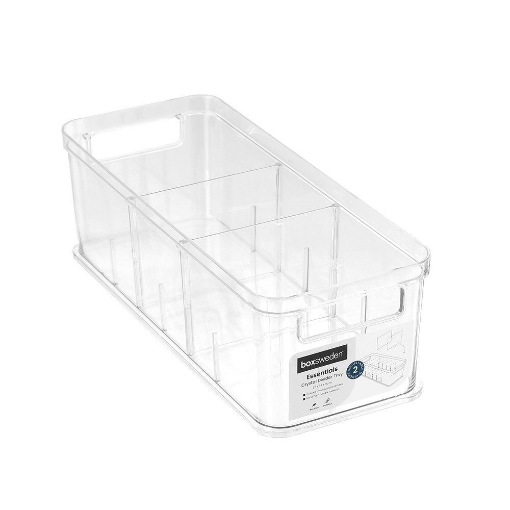 12304-boxsweden-crystal-35x14cm-storage-tray-adjustable-dividers-clear