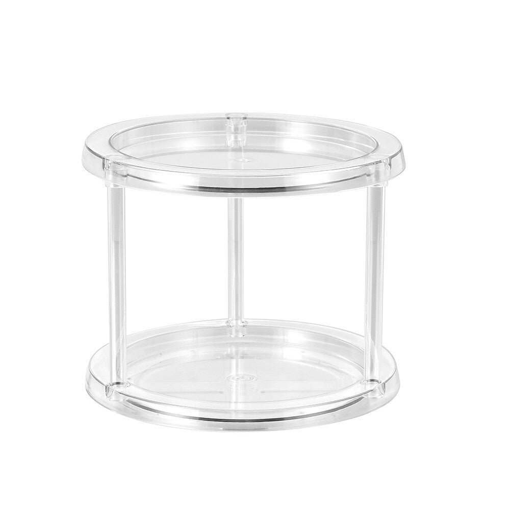 12342-boxsweden-24-5cm-crystal-2-tier-turntable-organiser-clear