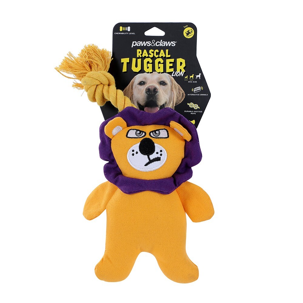 12595-paws-claws-pet-dog-36x7cm-rascal-tugger-dog-plush-toy-lion