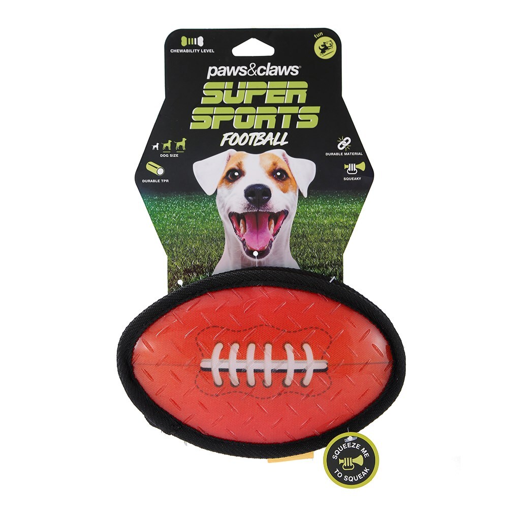 12755-paws-claws-pet-dog-toy-super-sports-18x4-5cm-tpr-covered-oxford-football