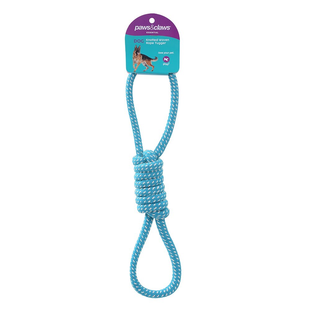 14209-paws-claws-31-41-48cm-knotted-woven-rope-tuggers-dog-toy-assorted