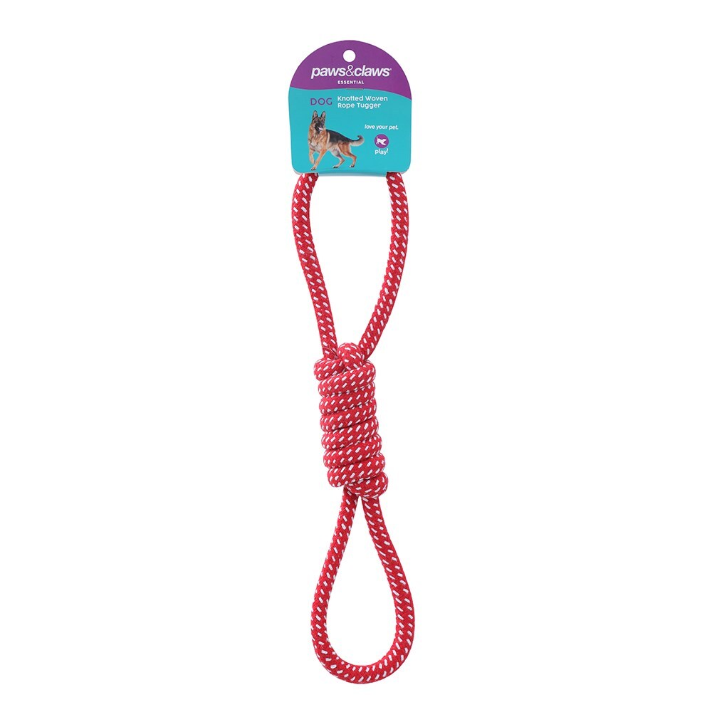 14209-paws-claws-31-41-48cm-knotted-woven-rope-tuggers-dog-toy-assorted