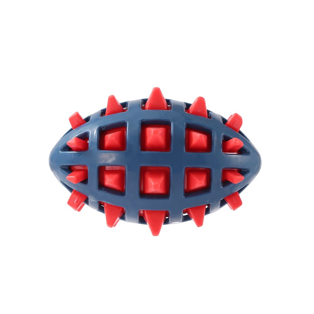 14285-paws-and-claws-10cm-rubber-spikey-football-dog-pet-toy