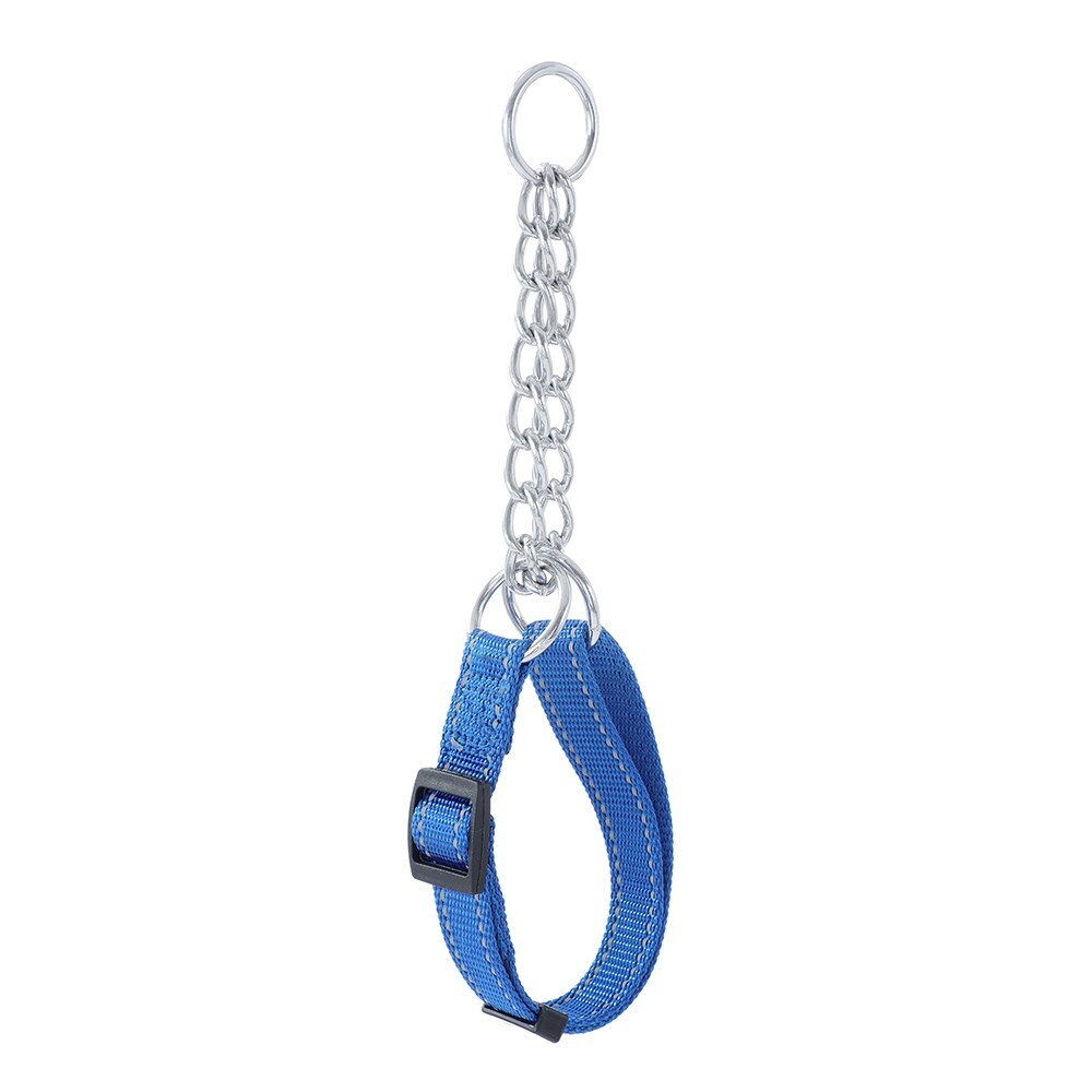 14469-paws-claws-chain-dog-pet-training-collar-36-50cm-w-webbing-medium-assorted