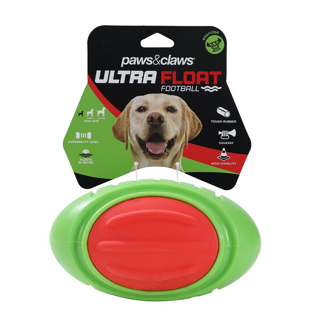 15176-paws-claws-17-3cm-ultra-float-tpr-ball-w-squeaker