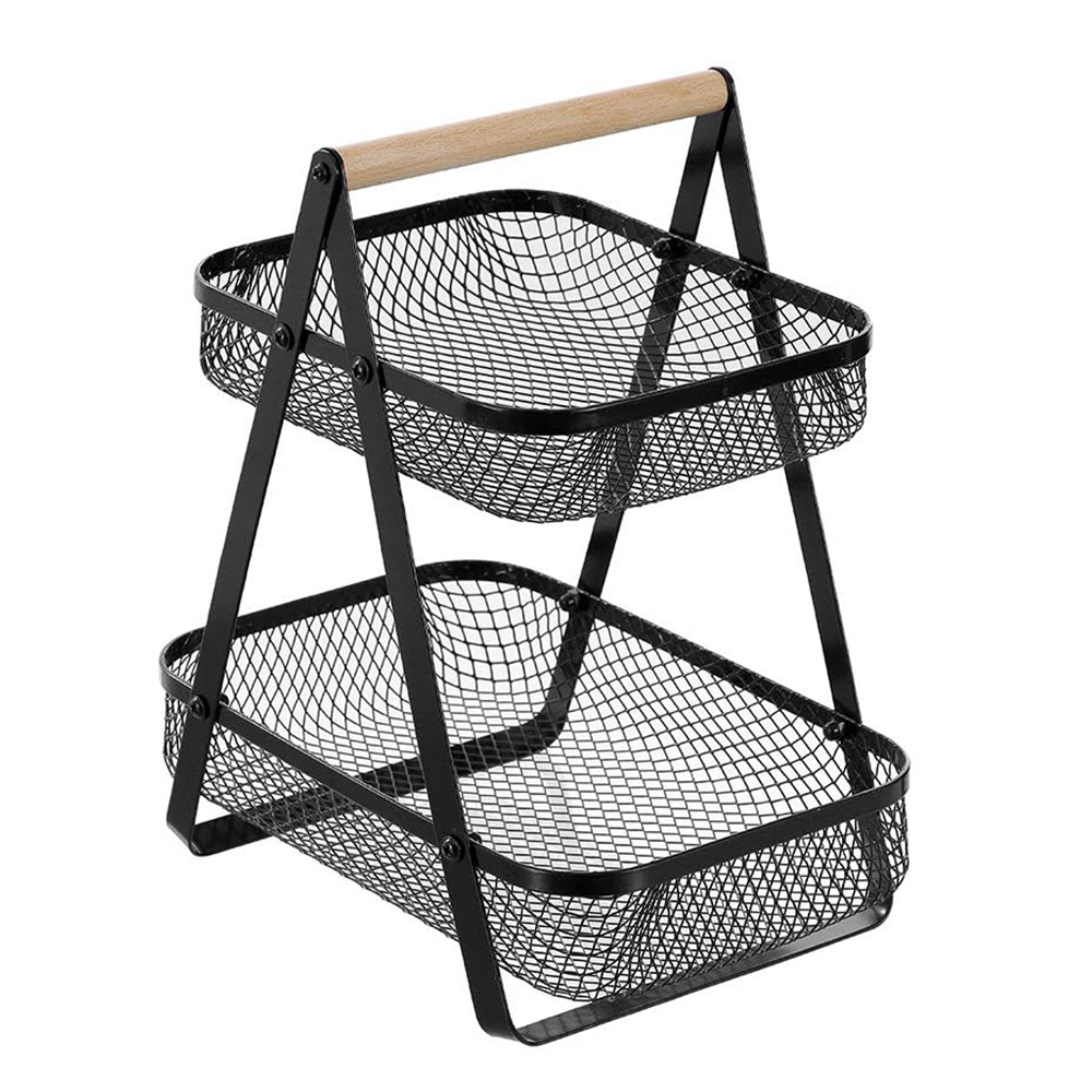 15619-boxsweden-mesh-2-tier-bench-top-stand-w-wood-handle-27x17x29cm-black