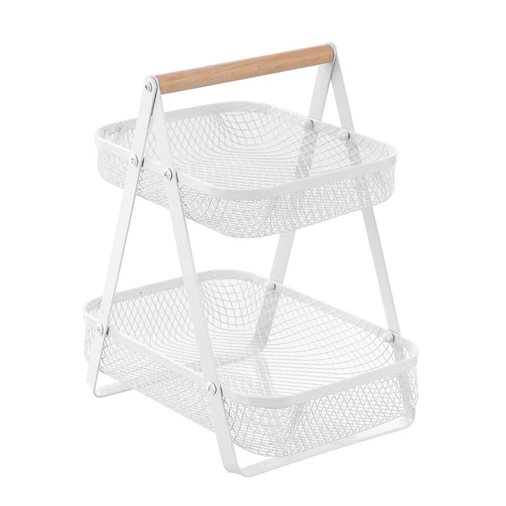 15626-boxsweden-mesh-2-tier-bench-top-stand-w-wood-handle-27x17x29cm-white