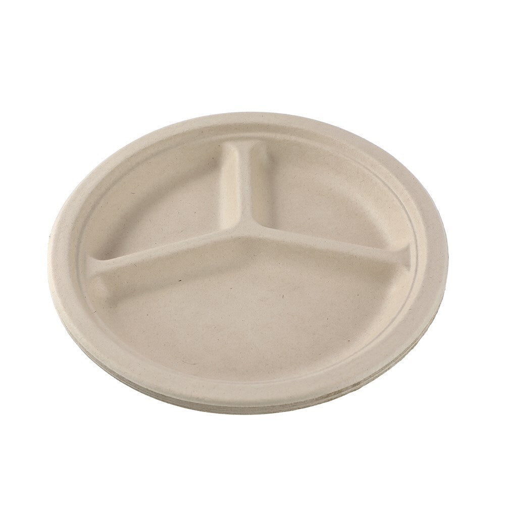 15817-10pc-lemon-lime-eco-sugarcane-3-compartment-26cm-plate-natural