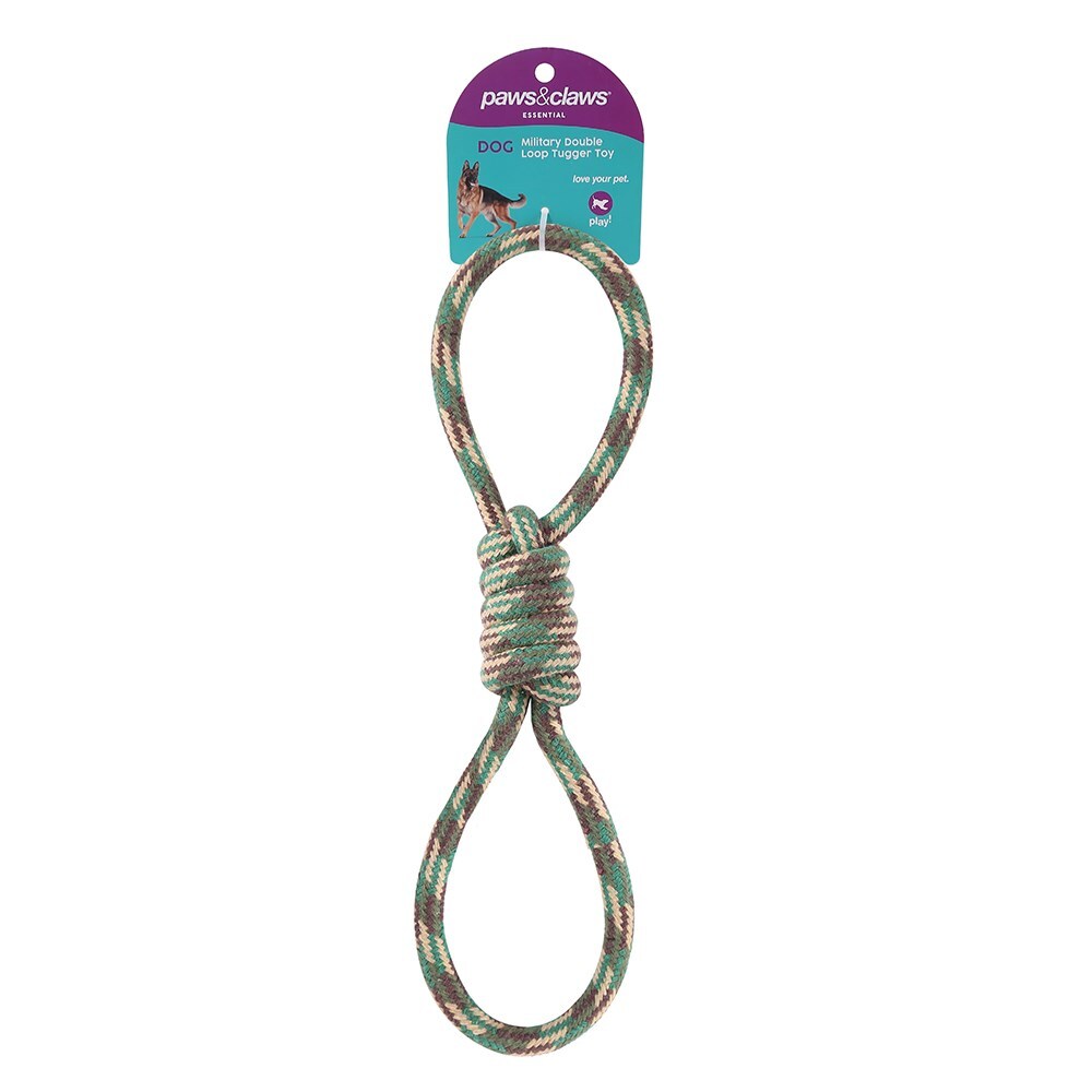 15879-paws-claws-military-37x4cm-double-loop-tugger-toy-assorted