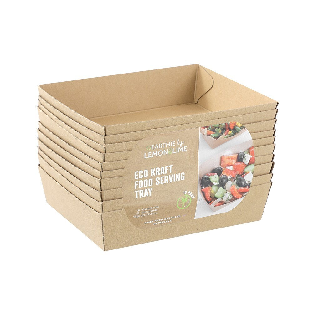 16272-10pc-lemon-and-lime-23cm-eco-kraft-food-serving-tray