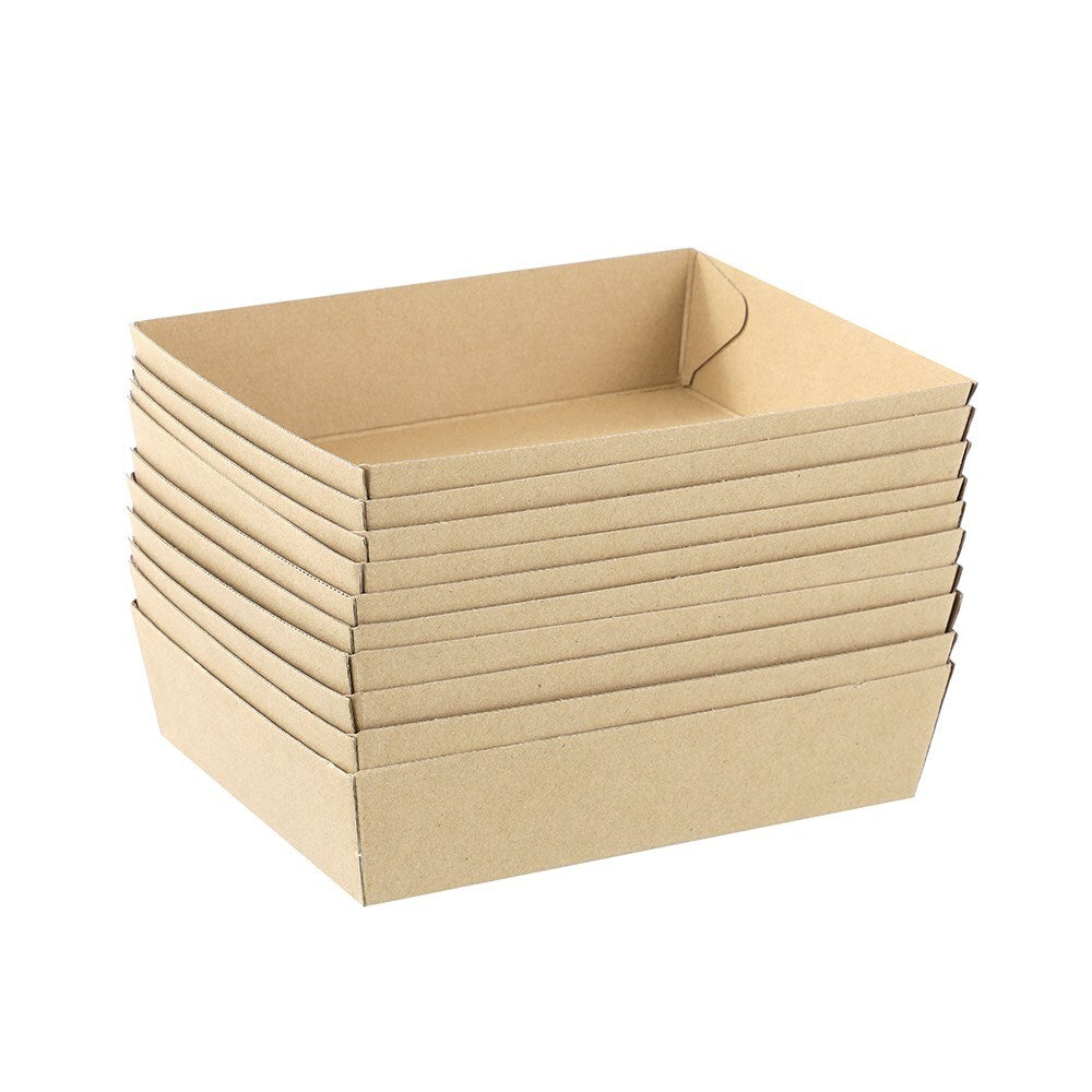 16272-10pc-lemon-and-lime-23cm-eco-kraft-food-serving-tray