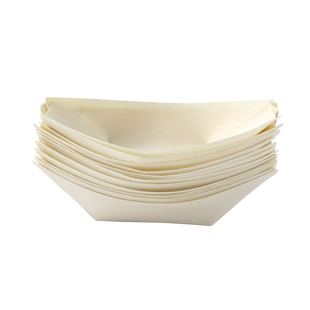 16289-12pc-lemon-lime-eco-wood-11-5x6-5cm-serving-boat