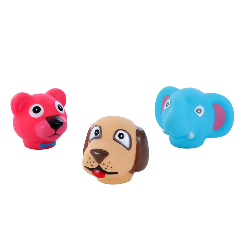 17026-paws-claws-11-5cm-vinyl-wild-animals-squeaky-pet-dog-toy-assorted