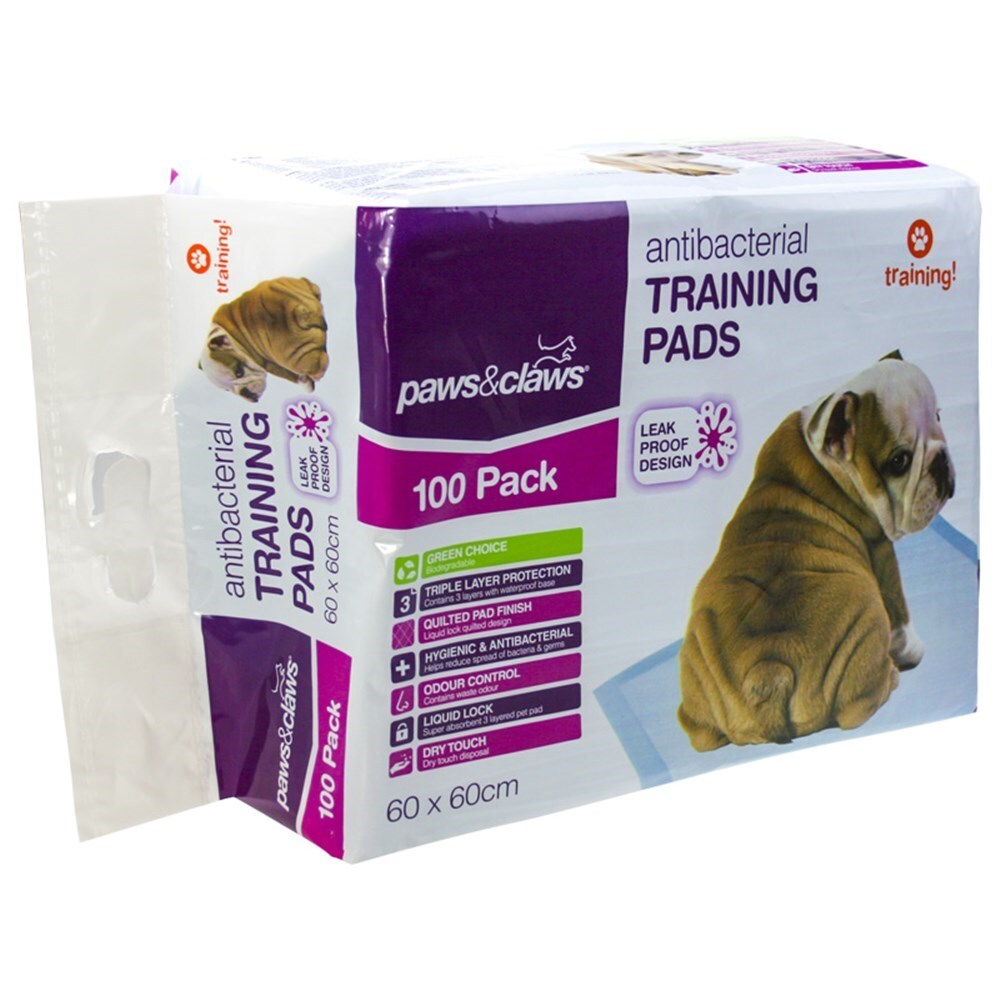 17712-100pk-paws-claws-60x60cm-anti-bacterial-pet-dog-training-pads