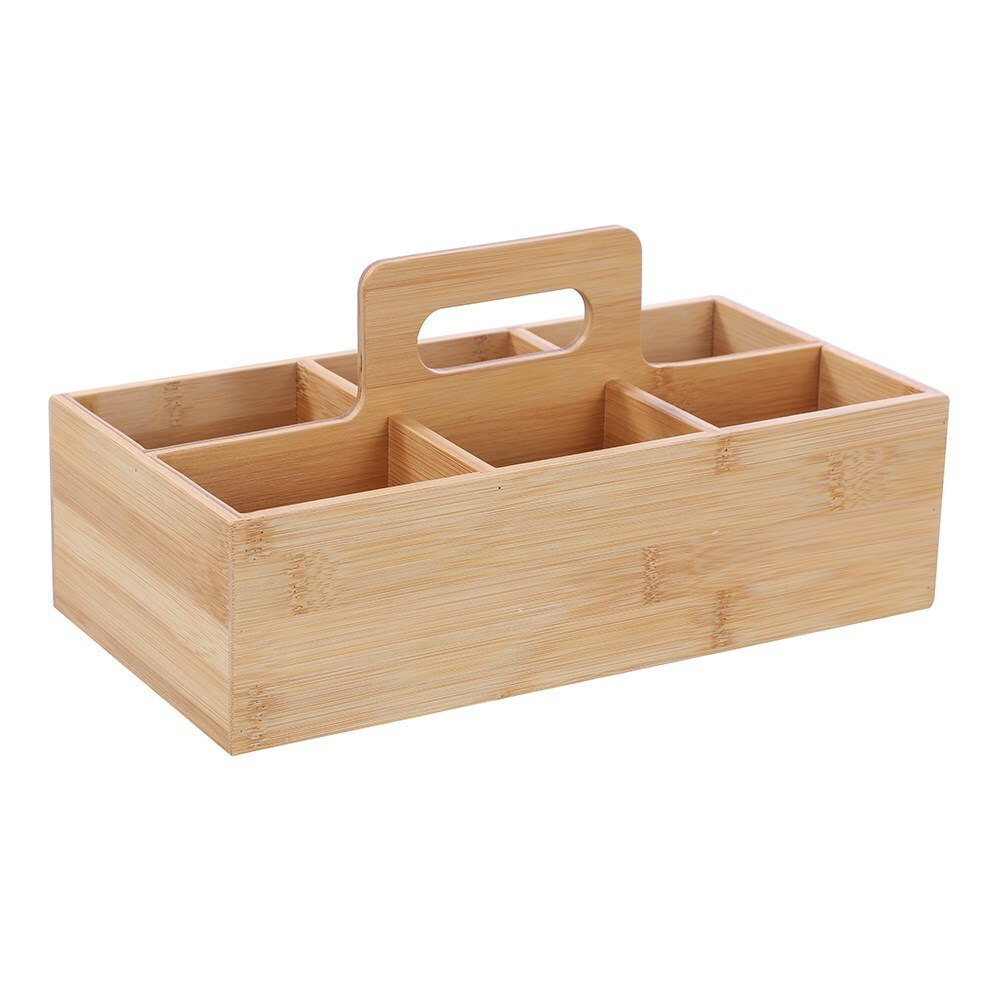 18061-boxsweden-bamboo-6-section-storage-caddy-30x15cm-w-carry-handle