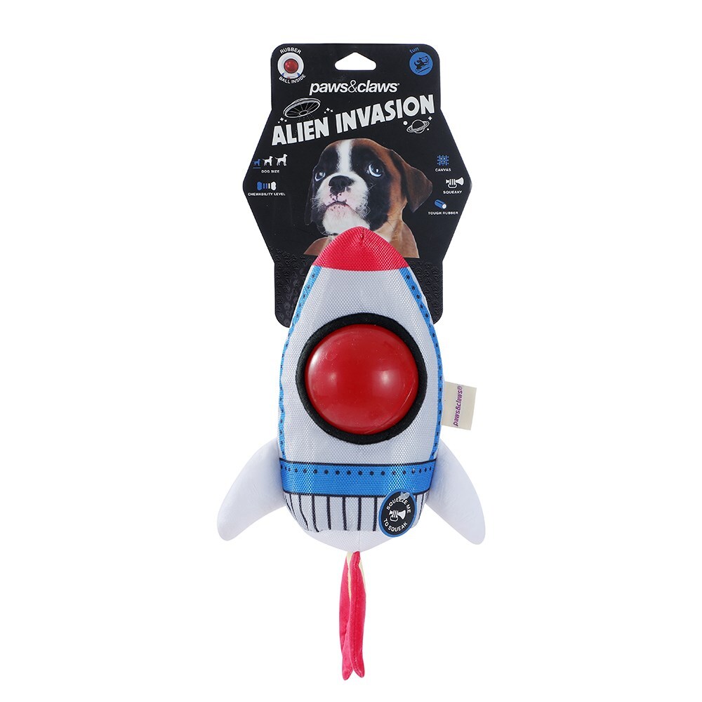 18436-paws-claws-alien-invasion-pet-dog-toy-rocket-ship-30x18x9cm