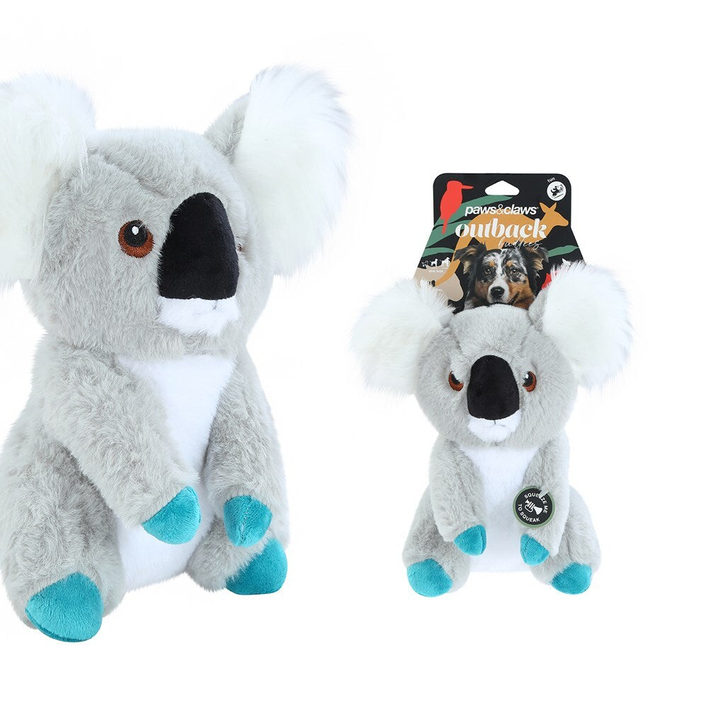 18603-paws-claws-outback-buddies-26cm-koala-pet-dog-toy