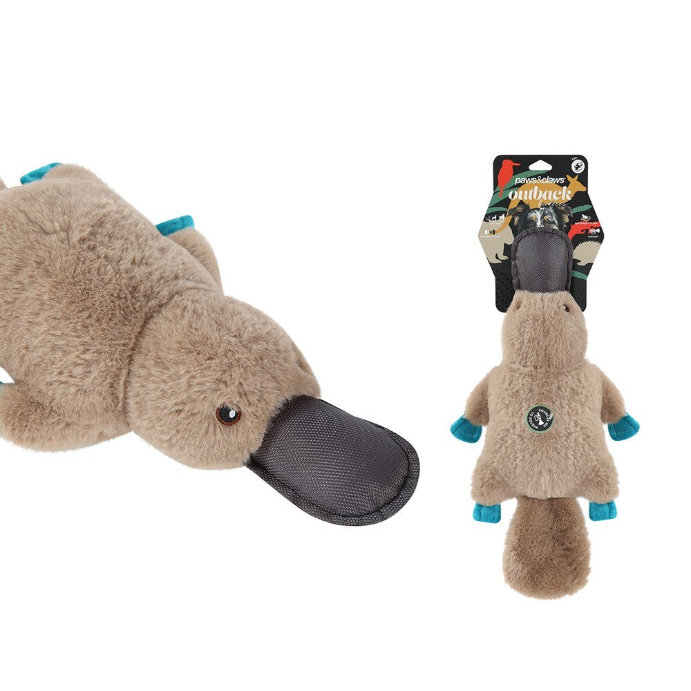 18627-paws-claws-outback-buddies-42cm-platypus-pet-dog-toy