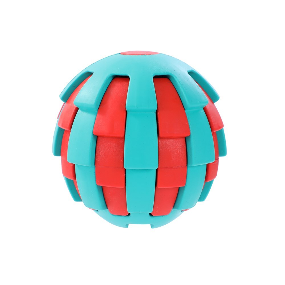 18641-paws-and-claws-6-7x6-5x6-5cm-denta-chews-rubber-enrichment-ball-dog-pet-toy