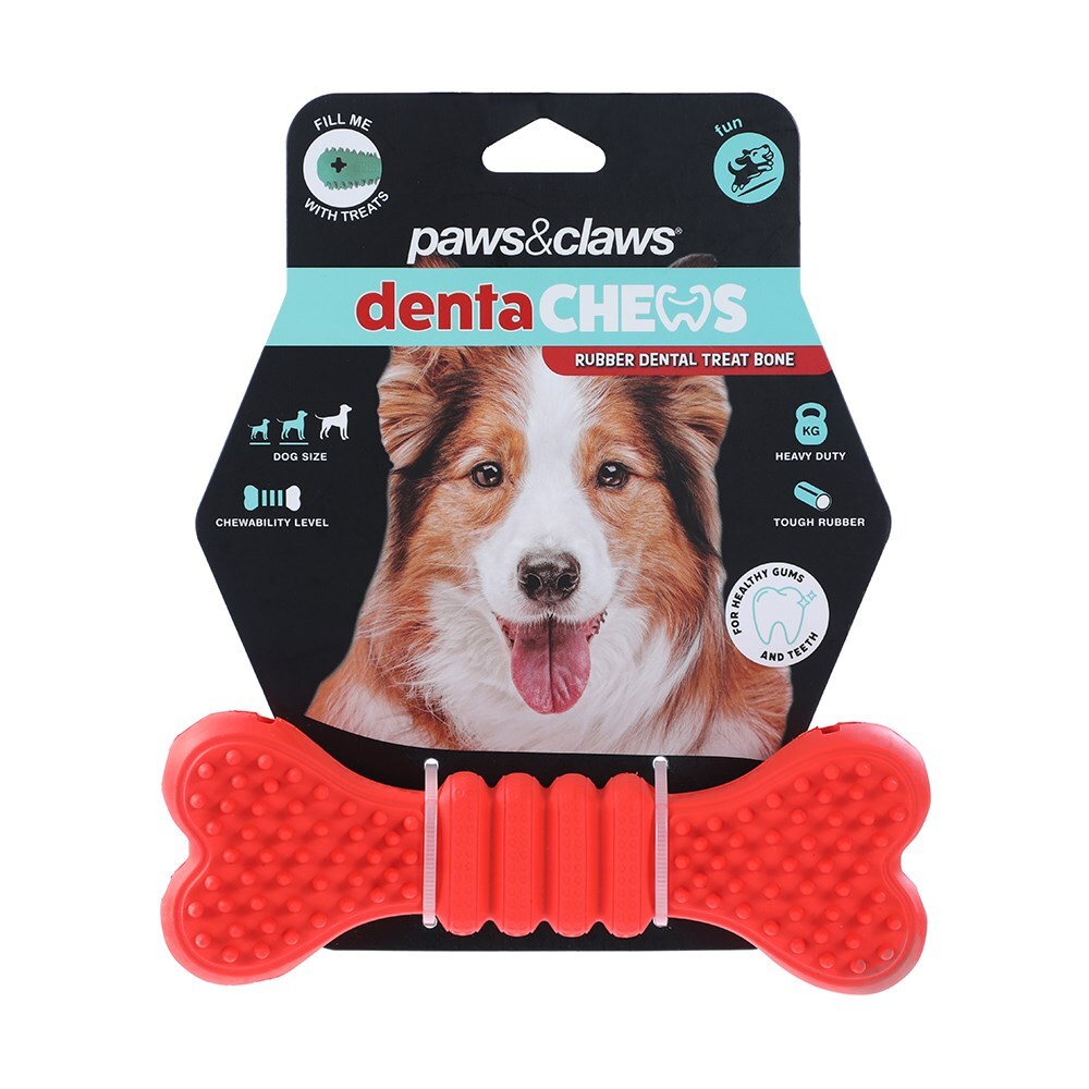 18740-paws-and-claws-17x6-1x3-7cm-denta-chews-teeth-cleaning-treat-bone-dog-pet-toy