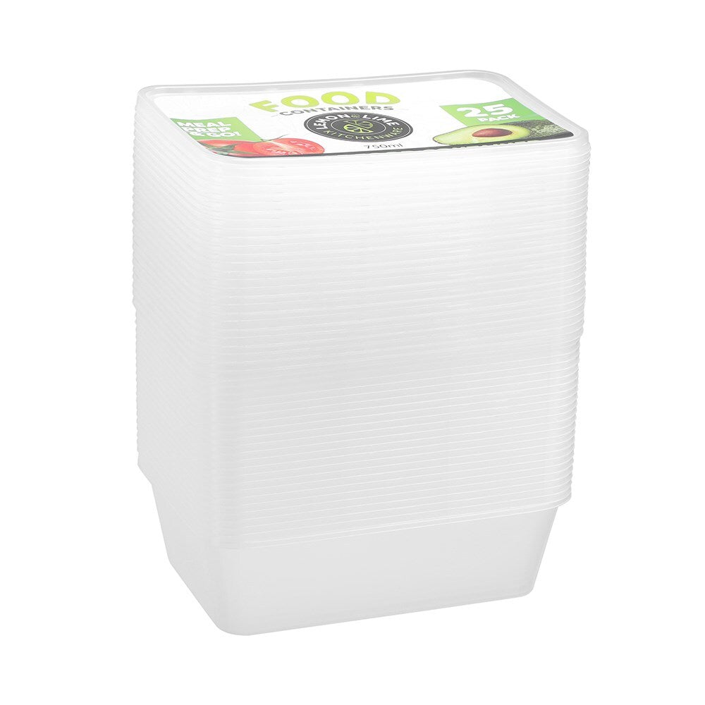 19136-25pk-lemon-lime-reusable-750ml-rectangle-food-container-w-lid-clear