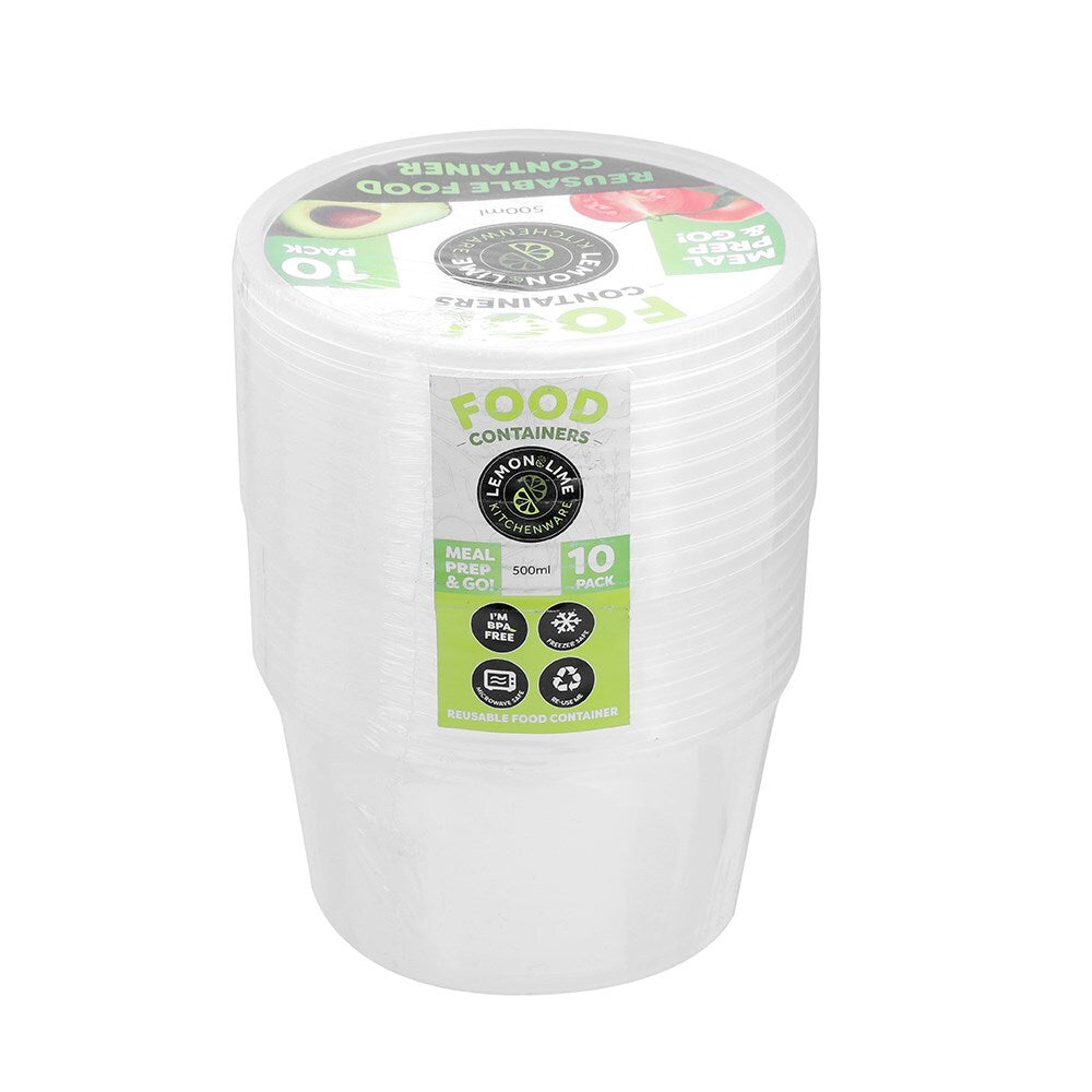 19266-10pc-lemon-lime-reusable-food-container-round-500ml