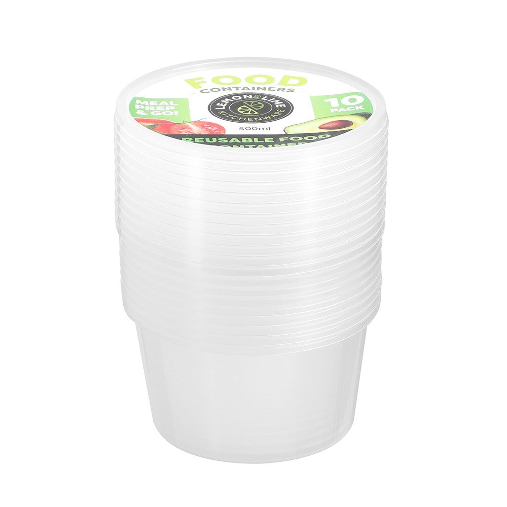 19266-10pc-lemon-lime-reusable-food-container-round-500ml