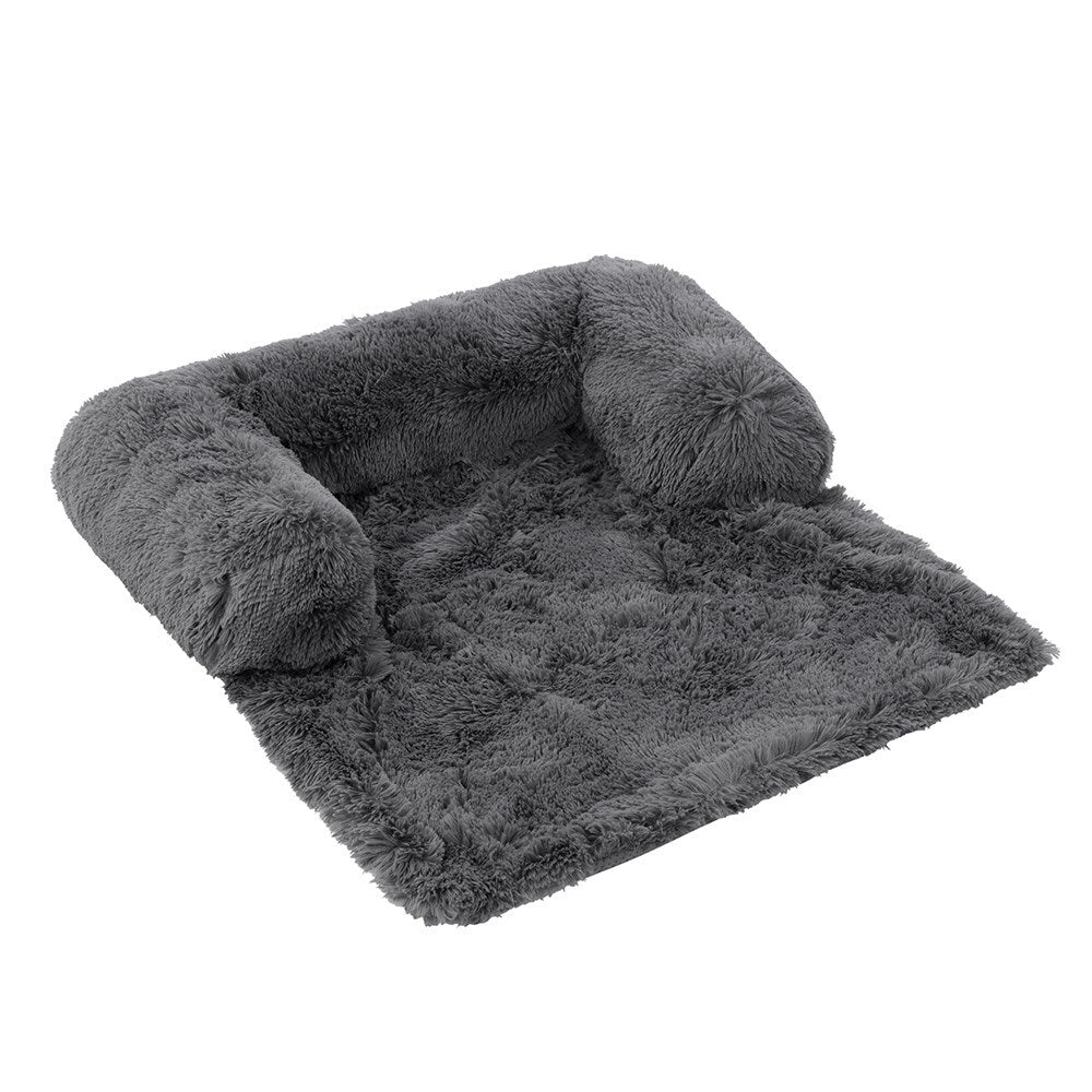 20637-paws-n-claws-pets-calming-plush-102x89cm-lounger-grey
