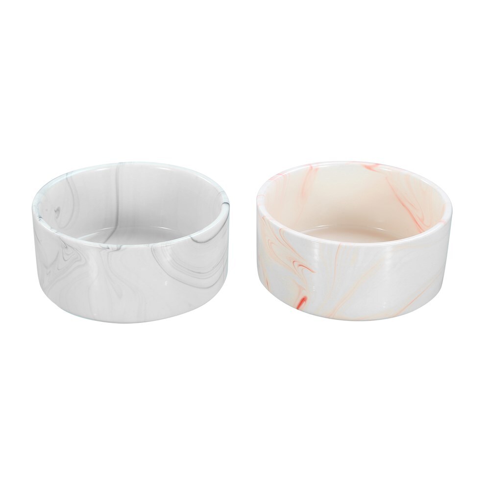 21641-paws-claws-16cm-950ml-ceramic-pet-bowl-marble-assorted-grey-pink