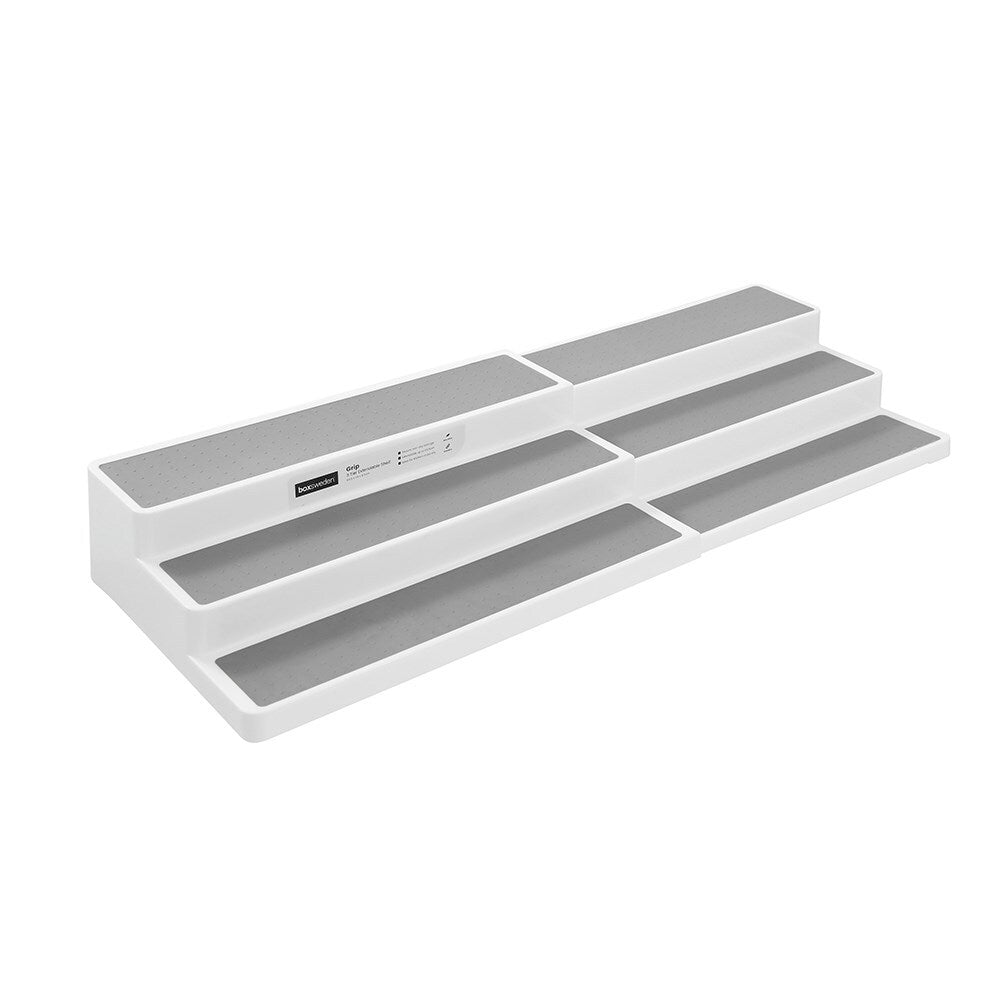 23027-boxsweden-grip-3-tier-66-5cm-extendable-shelf-kitchen-pantry-organiser-asst