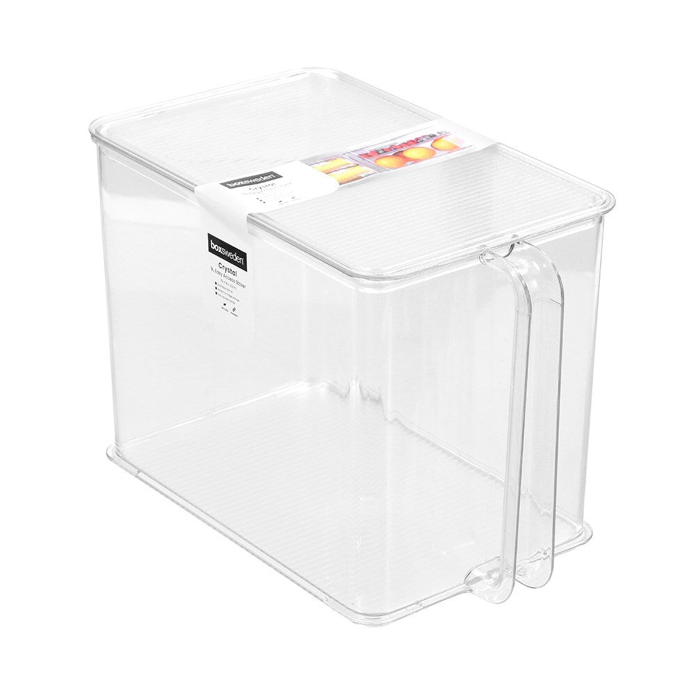 23201-boxsweden-crystal-easy-access-storer-w-lid-9l-32cm-organiser