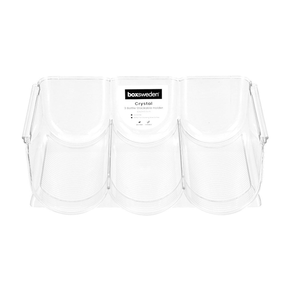 23300-boxsweden-crystal-3-bottle-30x10-5cm-stackable-holder-clear