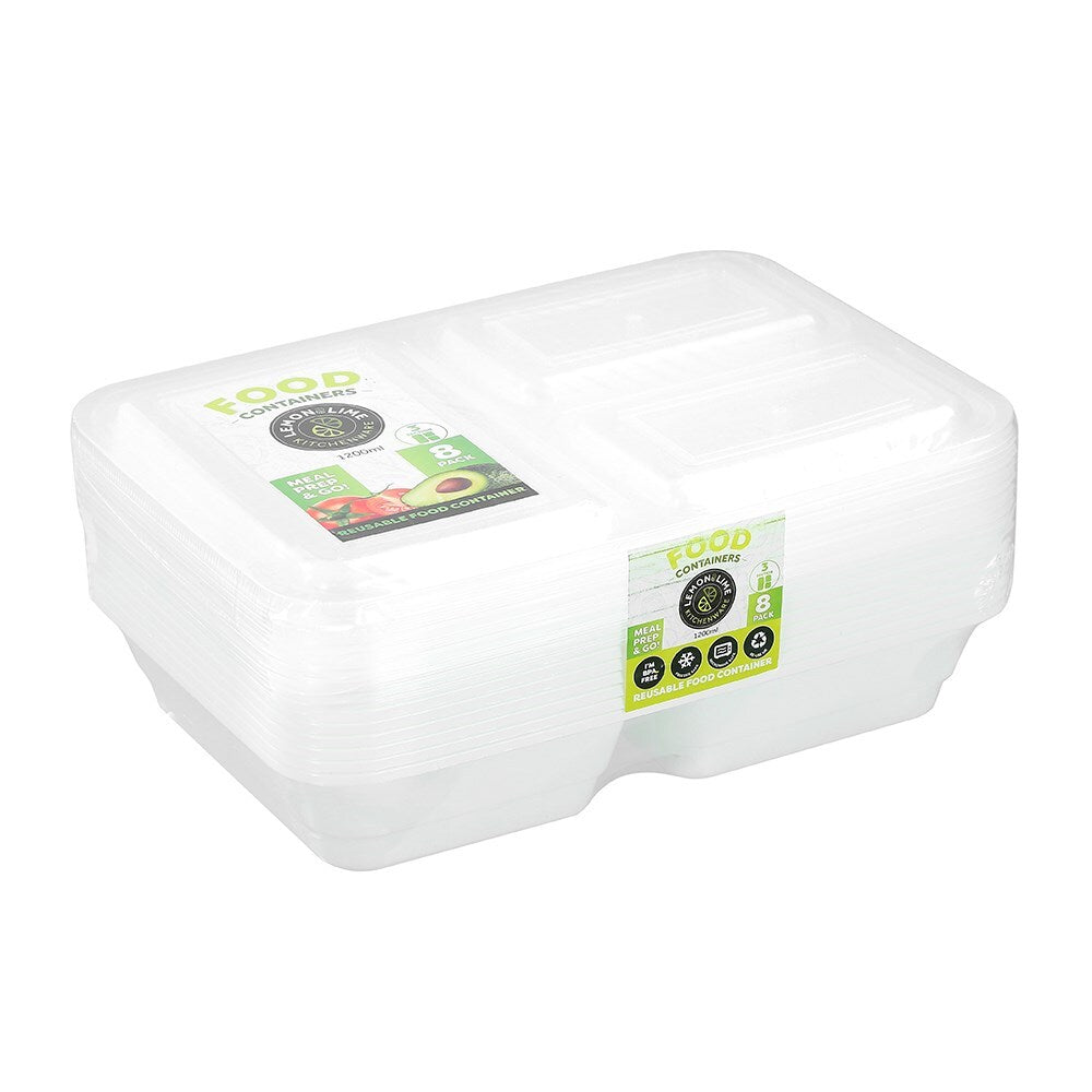 24178-8pk-lemon-lime-1200ml-reusable-3-section-food-prep-container-assorted