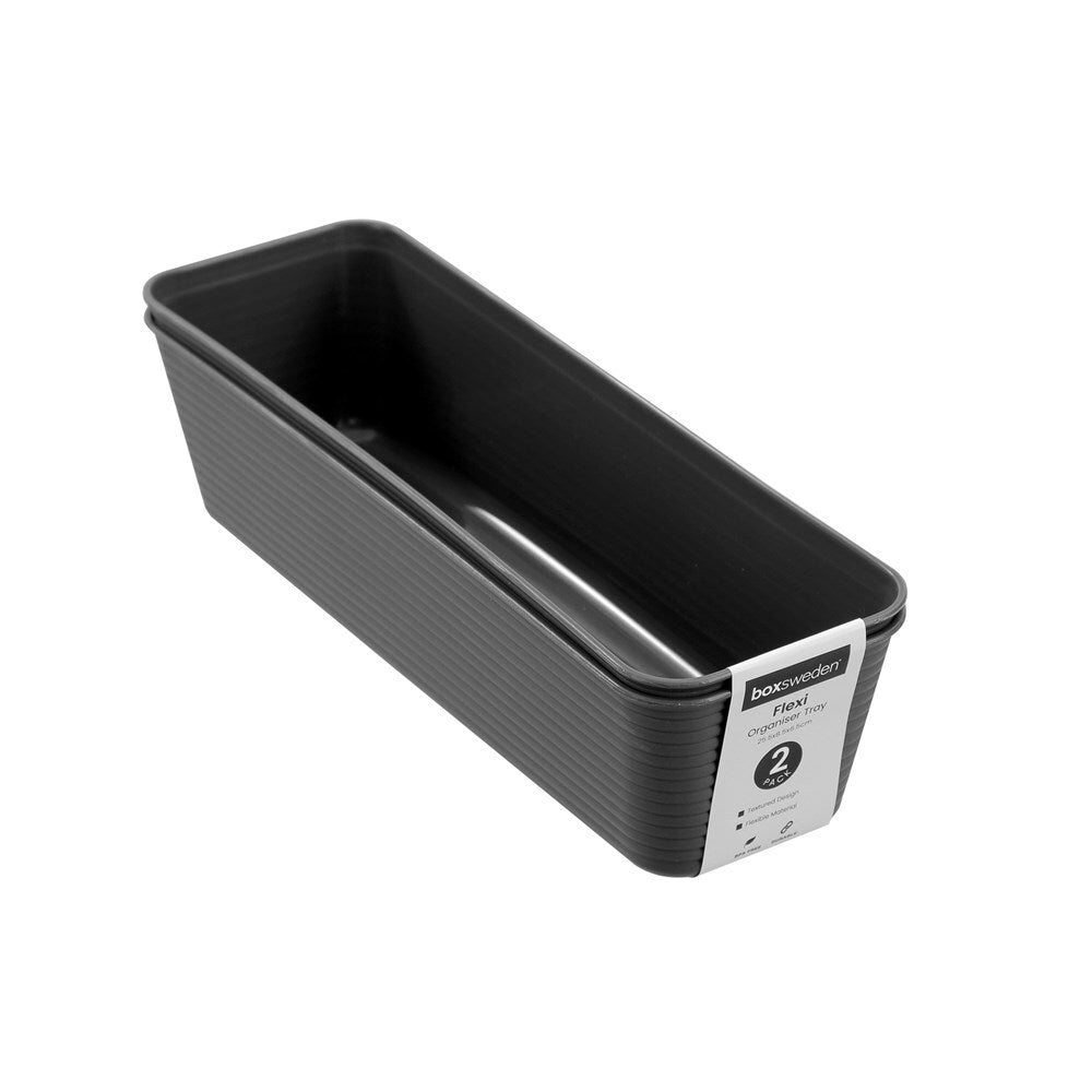24253-2pk-boxsweden-flexible-25-5cm-organiser-tray-rectangle-storage-assorted
