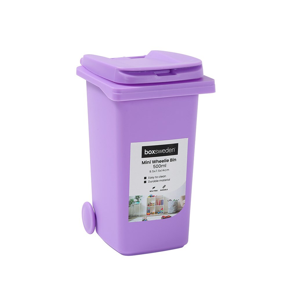24451-boxsweden-9-5x14cm-500ml-wheelie-bin-mini-assorted