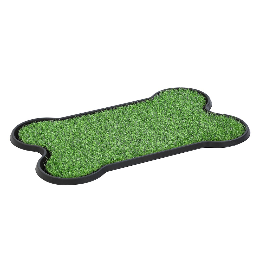 27179-paws-claws-pet-bone-shape-43x3cm-potty-grass-tray-green