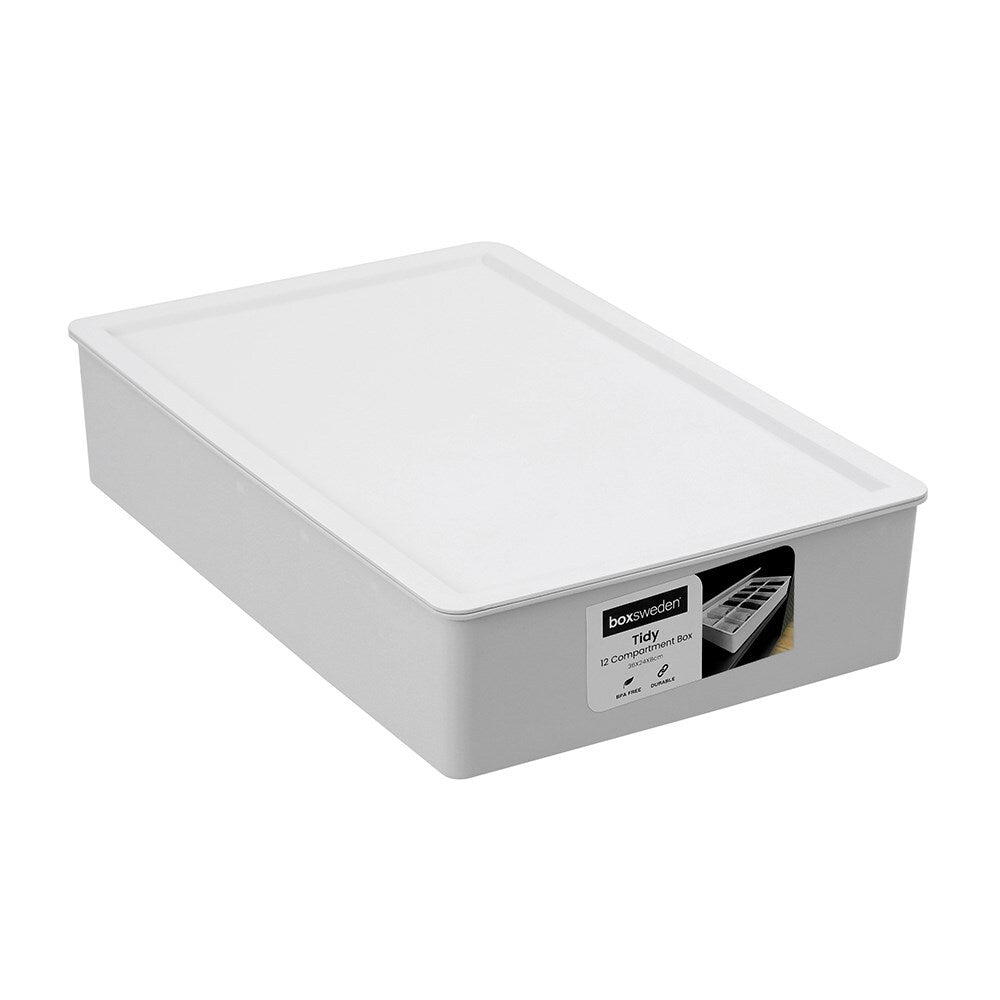27513-boxsweden-tidy-12-compartment-36x8cm-storage-box-w-lid-assorted