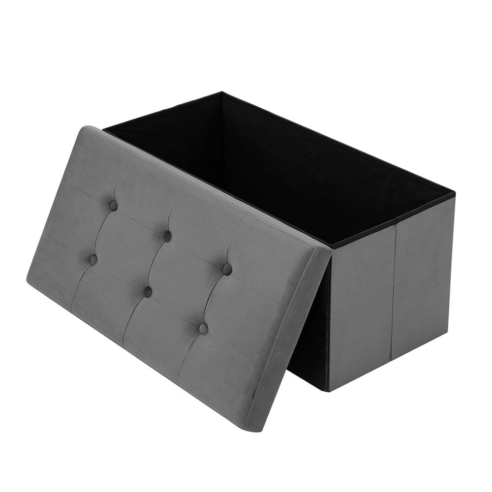 27759-boxsweden-76x36cm-ottoman-storage-cube-faux-velvet-grey