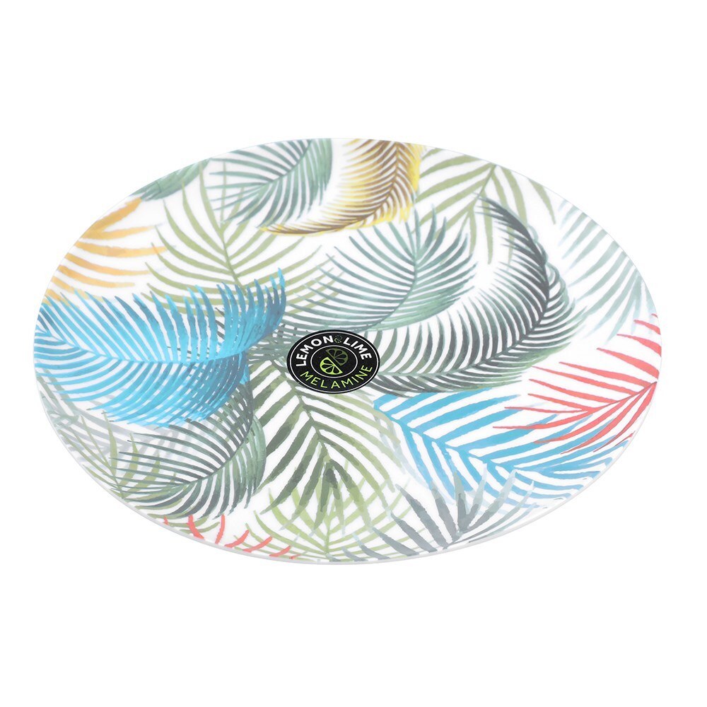28459-lemon-lime-summer-dine-26-5cm-melamine-dinner-plate-dish