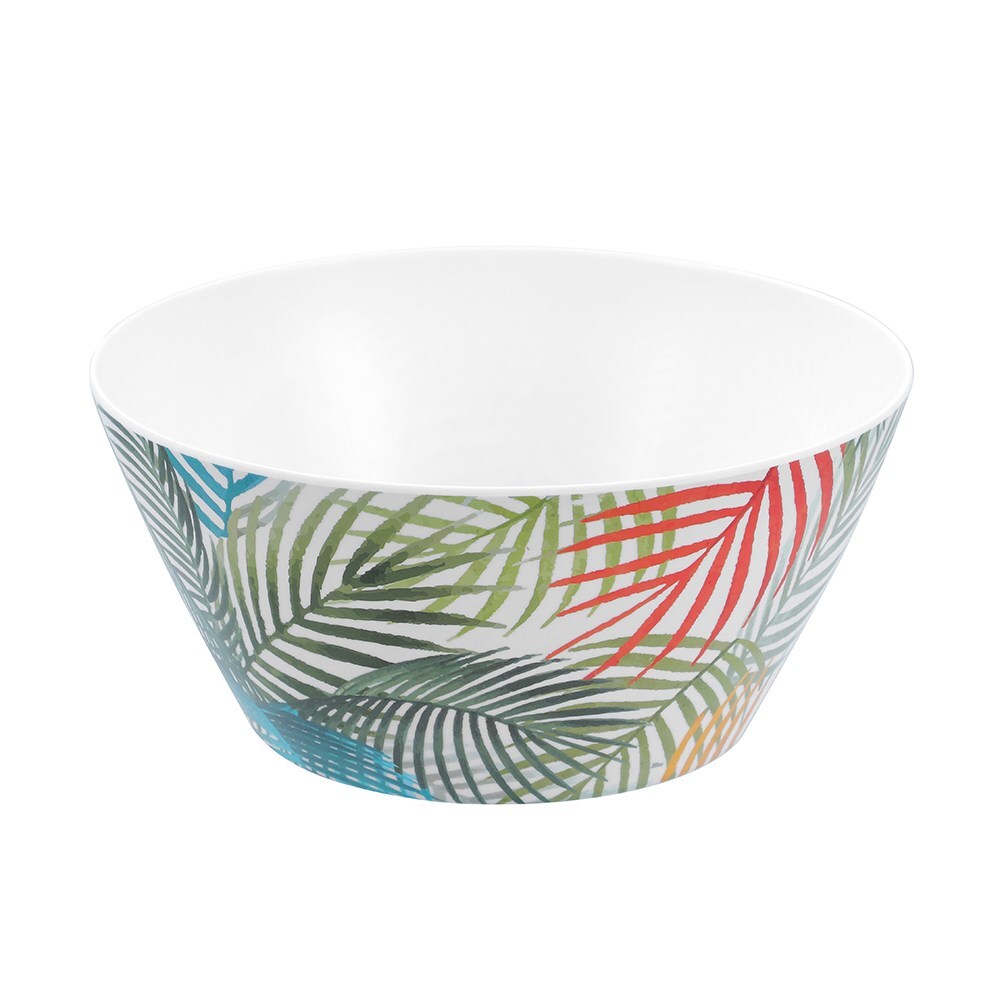 28473-lemon-lime-summer-dine-25cm-melamine-round-salad-bowl