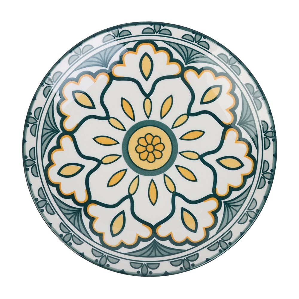 28886-lemon-lime-moroccan-19cm-deco-ceramic-side-plate-assorted