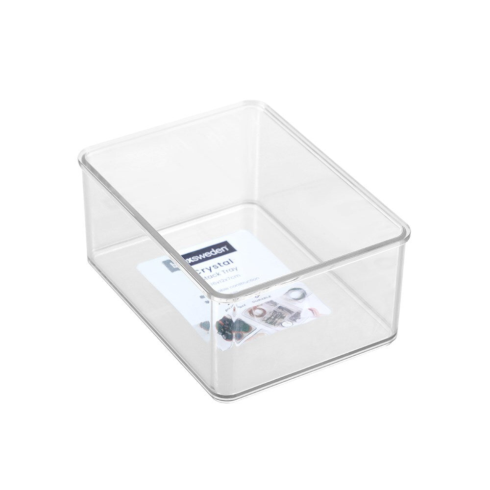 30636-boxsweden-16cm-crystal-stackable-tray-organiser-clear