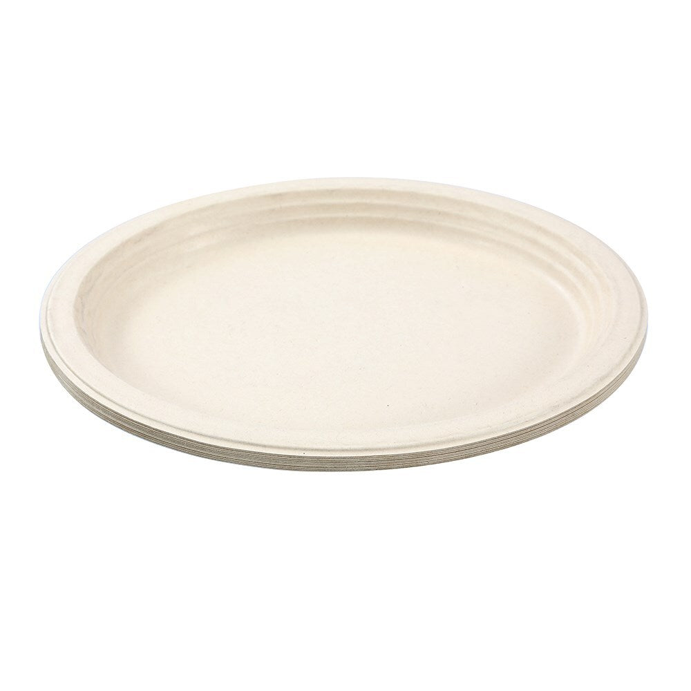 31084-10pk-lemon-lime-32x26cm-eco-sugarcane-oval-platter-natural