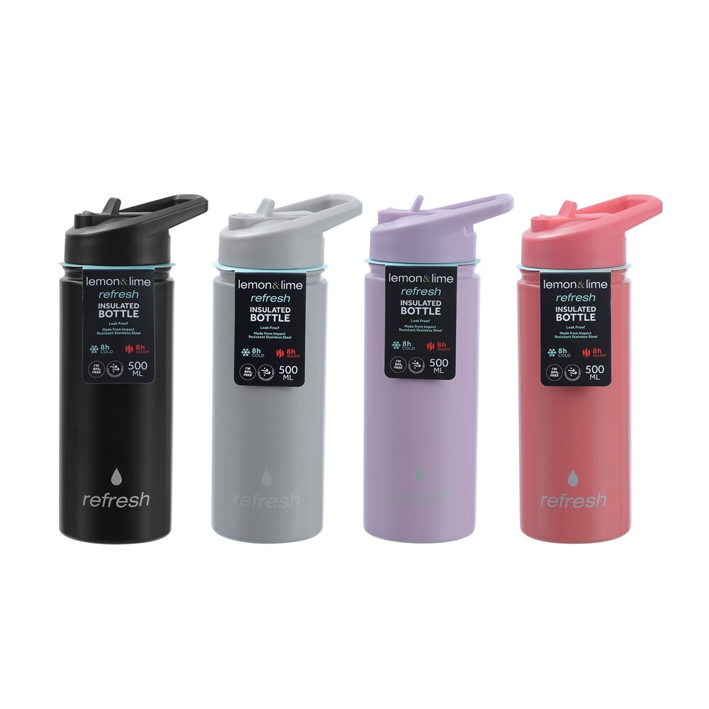 31138-lemon-lime-refresh-500ml-insulated-bottle-w-straw-assorted