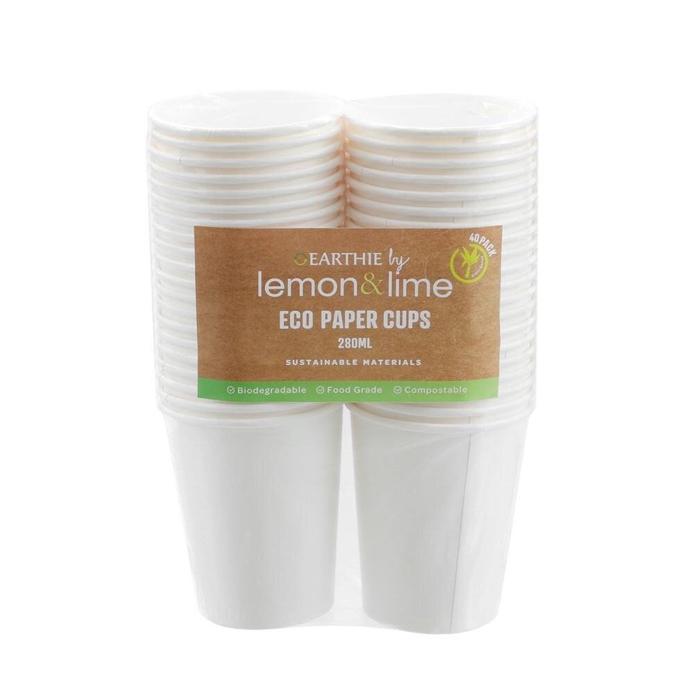 33088-40pk-lemon-lime-280ml-disposeable-eco-paper-cup-white